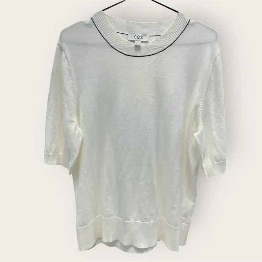 [BUNJANG] COS Knit Short Sleeve Shirt L Size / COS 코스 니트 반팔 L사이즈