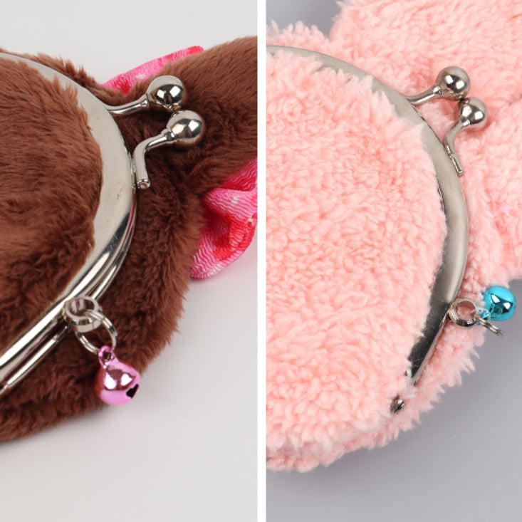 [BUNJANG] Monchhichi Sakura Snap Coin Purse / 몬치치 사쿠라 똑딱 동전지갑