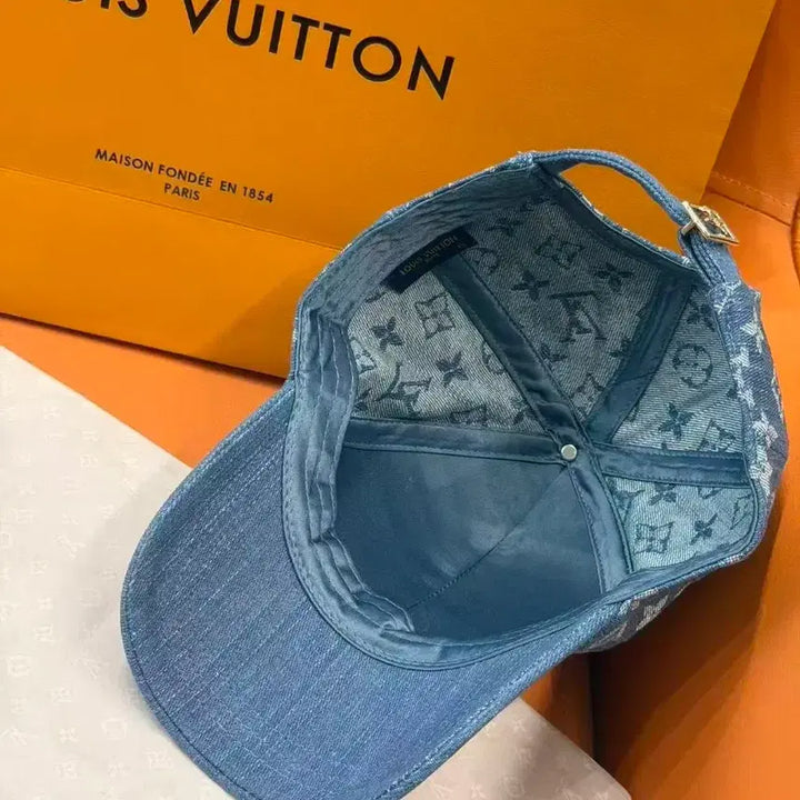 [BUNJANG] Louis Vuitton Blue Monogram Baseball Cap / 루이비통 블루 볼캡