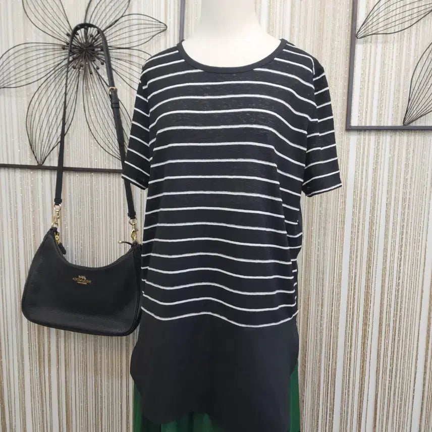 [BUNJANG] Stripe Blouse Size 77 / must be 스트라이프 블라우스 77사이즈