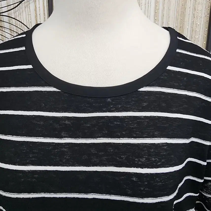 [BUNJANG] Stripe Blouse Size 77 / must be 스트라이프 블라우스 77사이즈