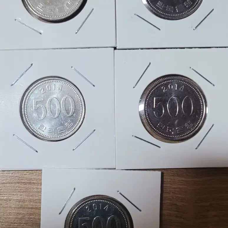 [BUNJANG] 2014 500 Won Coin Bundle Set / 동전 사용제 2014년 500원 일괄