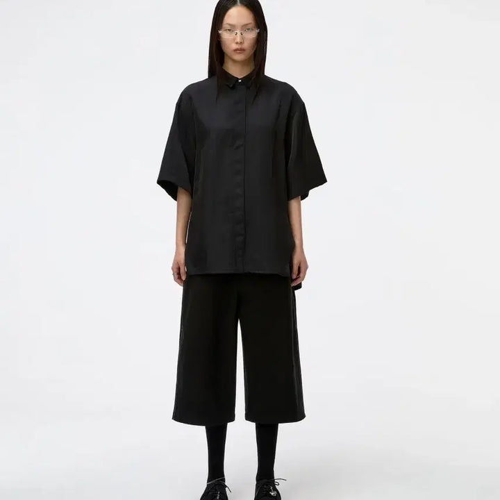 [BUNJANG] Ader Error 25SS Product 57 Short Sleeve Shirt Noir / [L] 아더에러 25ss product 57 반팔셔츠 noir 새상품