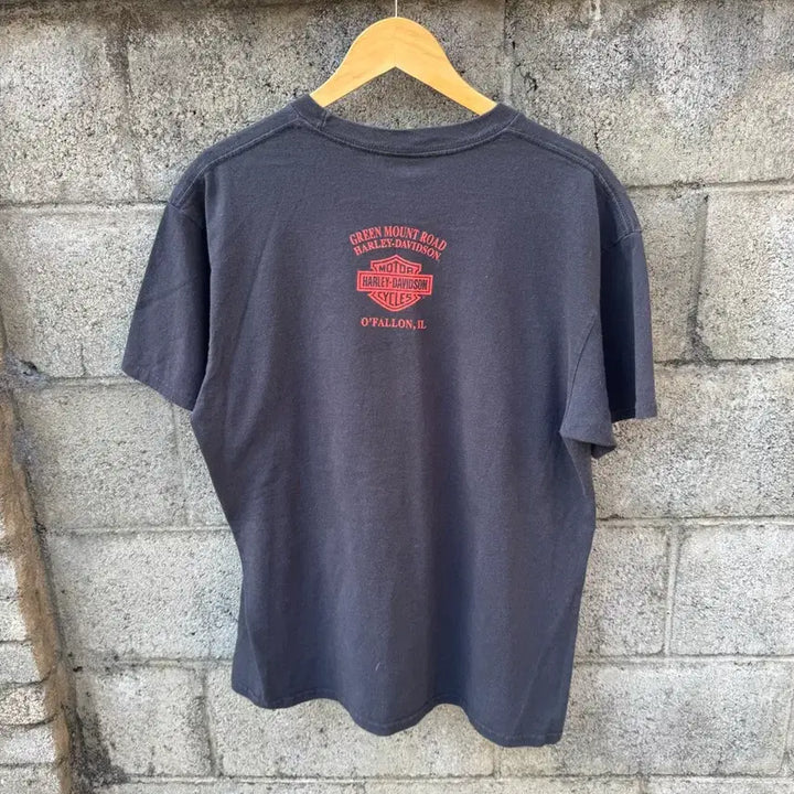 [BUNJANG] Harley-Davidson 2018 Thor Print Vintage T-Shirt (L) / 2018 할리데이비슨 빈티지 마블 토르 프린팅 반팔 티셔츠 L