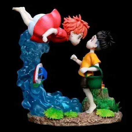 [BUNJANG] Ponyo Ponyo and Sosuke Resin Figure (Unsealed - Excellent Condition) / 포뇨 레진(개봉양품)