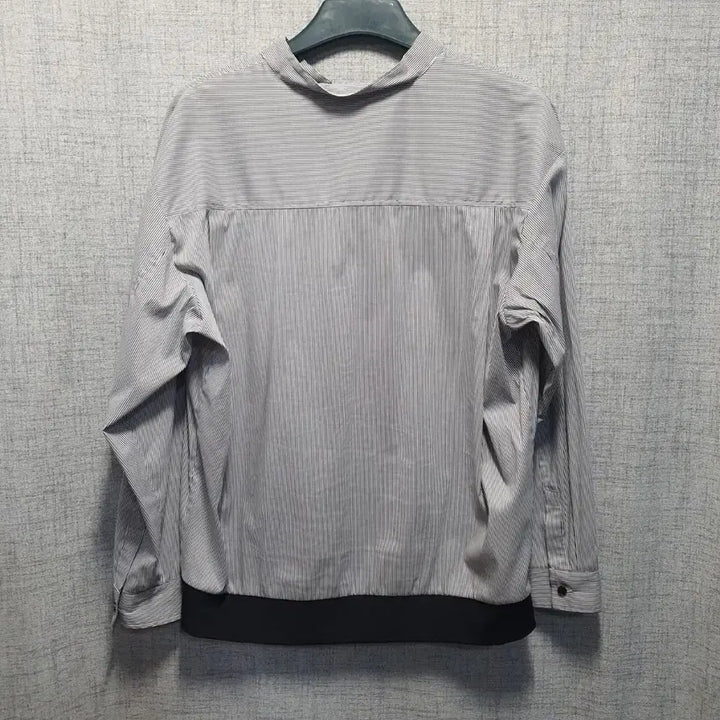 [BUNJANG] System Straight Henley Neck Pocket Pullover Shirt / 시스템 스트라이트 헨리넥 포켓 풀오버 셔츠 100