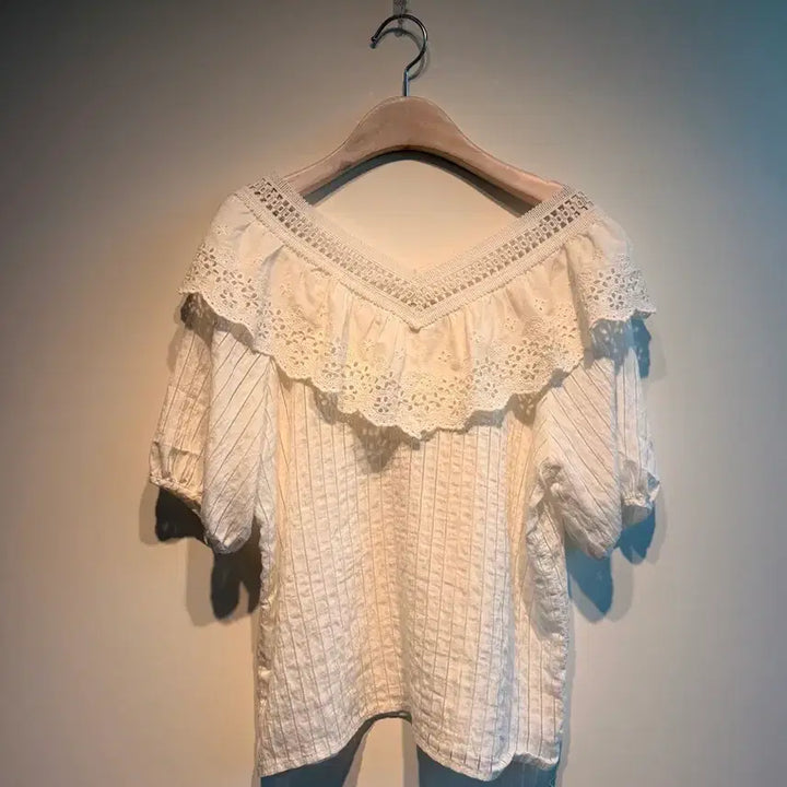 [BUNJANG] Cotton Blouse / 코튼블라우스 free