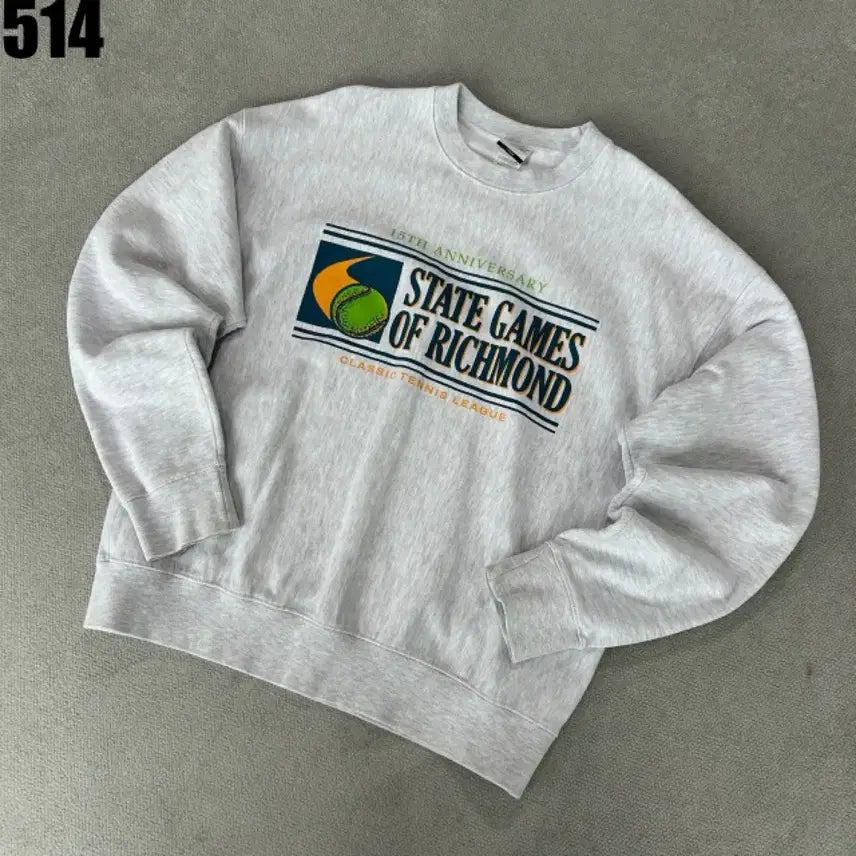 [BUNJANG] STATE GAMES Sweatshirt T-shirt Grey L / STATE GAMES 맨투맨 티셔츠 그레이 L