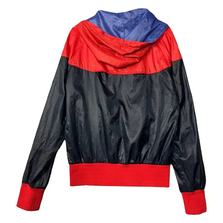 [BUNJANG] Nike Black Red Two-Tone Functional Windbreaker Jacket Size 85 / 나이키 블랙 레드 투톤 기능성 바람막이 85