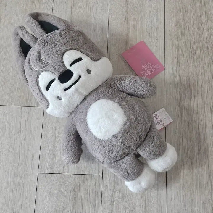 [BUNJANG] Stray Kids Wolf Chan Teddy Bear Plush - Bang Chan / 스트레이키즈 스키즈 스키주 울프찬 테디 베어 테디베어 미사용 방찬 인형