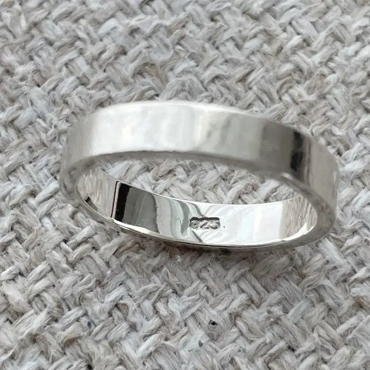 [BUNJANG] Silver 925 Plain Band Ring - Size 19 / 실버 925 무지 평반지 은반지 19호
