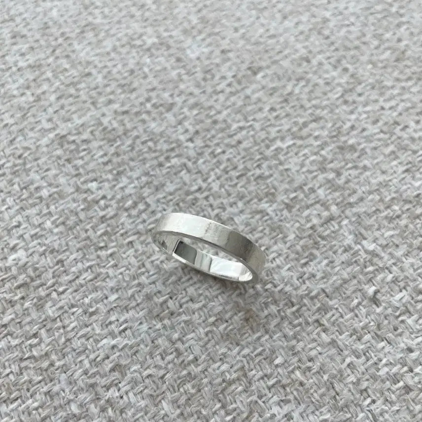 [BUNJANG] Silver 925 Plain Band Ring - Size 19 / 실버 925 무지 평반지 은반지 19호