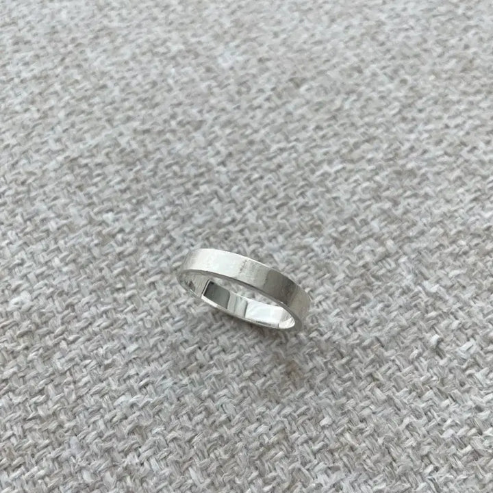 [BUNJANG] Silver 925 Plain Band Ring - Size 19 / 실버 925 무지 평반지 은반지 19호
