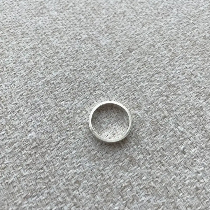 [BUNJANG] Silver 925 Plain Band Ring - Size 19 / 실버 925 무지 평반지 은반지 19호