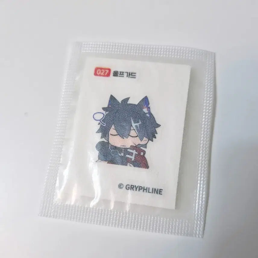 [BUNJANG] Arknights Endfield GS25 Collaboration Tteokbokki Sticker <027 Wolfguard> / [명일방주 엔드필드] GS25 콜라보 띠부씰 <027 울프가드> 양도