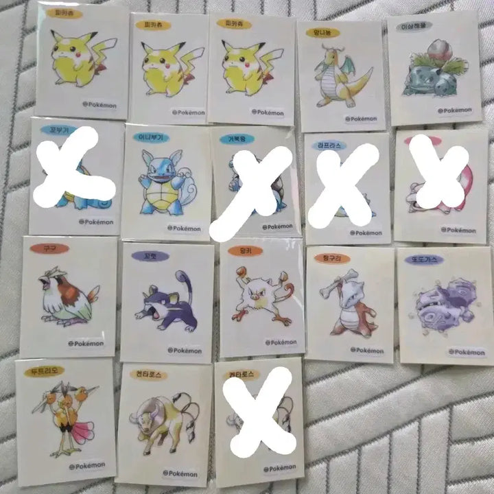 [BUNJANG] Pokemon Stickers / 포켓몬 띠부씰 교환 또는 판매합니다.