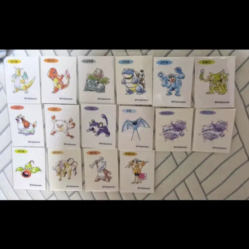 [BUNJANG] Pokemon Stickers / 포켓몬 띠부씰 교환 또는 판매합니다.