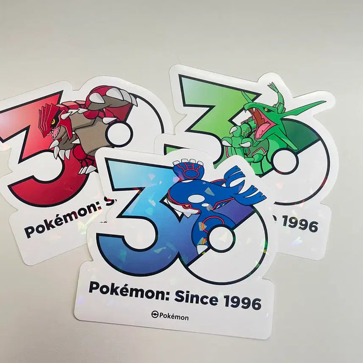 [BUNJANG] Pokemon 30th Anniversary Stickers - Gen 3 Legendary / 포켓몬 30주년 스티커 3세대 전설