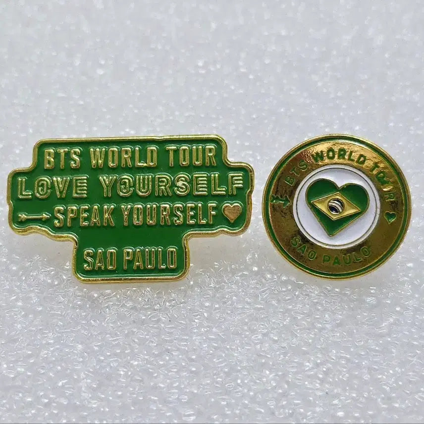 [BUNJANG] BTS LYS Sao Paulo DVD Badge Set / 방탄소년단 LYS 상파울로 DVD 뱃지 세트 BTS DVD BADGE