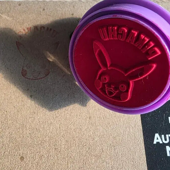 [BUNJANG] Pikachu CGV Stamp Clip Holder / 피카츄 cgv도장 클립홀더