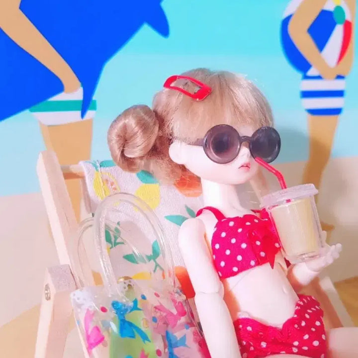 [BUNJANG] Flying Tiger Copenhagen Doll Beach Chair Sunbed / 플라잉타이거 인형 비치체어 오비츠 선베드