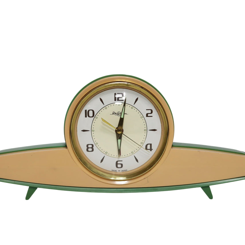 [BUNJANG] Rhythm Japan 1970s Space Age Table Clock / [희소]1970s 리듬 스페이스 에이지 탁상시계