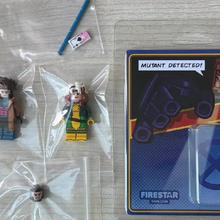 [BUNJANG] Custom Marvel X-Men Gambit &amp; Rogue Bundle Set / 레고 커스텀 마블 엑스맨 갬빗,로그 일괄