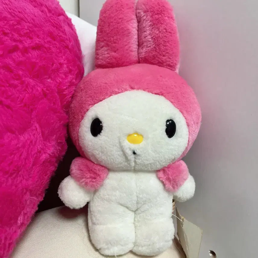 [BUNJANG] 1998 My Melody Pink Hood Plush / 1998년 핑크두건 희귀 고전 빈티지 마이멜로디