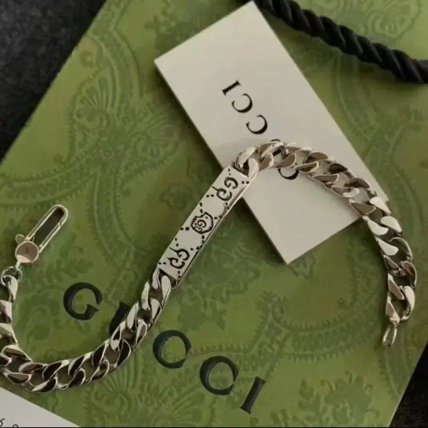 [BUNJANG] Gucci Skull Chain Bracelet Silver / 구찌 스컬 체인 팔찌 실버