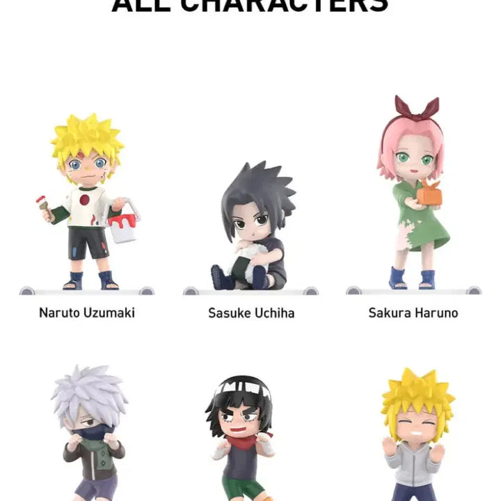 [BUNJANG] Pop Mart Naruto Chibi Figures (Guy, Sakura, Orochimaru) / 팝마트 나루토 치비 피규어 판매 ( 가이 사쿠라 오로치마루 )