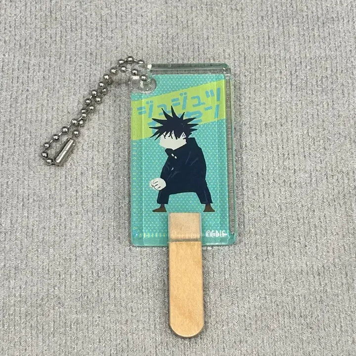 [BUNJANG] Jujutsu Kaisen Fushiguro Megumi Ice Candy Acrylic Figure Keychain / 주술회전 후시구로 메구미 아이스캔디 아이스크림 키링 피규어 아크릴