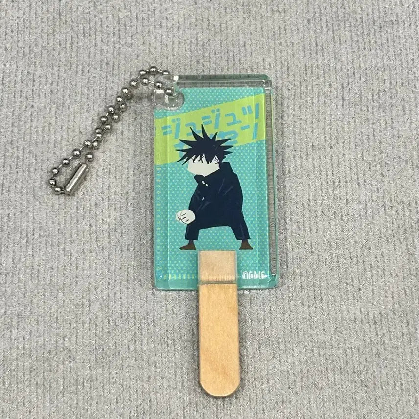[BUNJANG] Jujutsu Kaisen Fushiguro Megumi Ice Candy Acrylic Figure Keychain / 주술회전 후시구로 메구미 아이스캔디 아이스크림 키링 피규어 아크릴