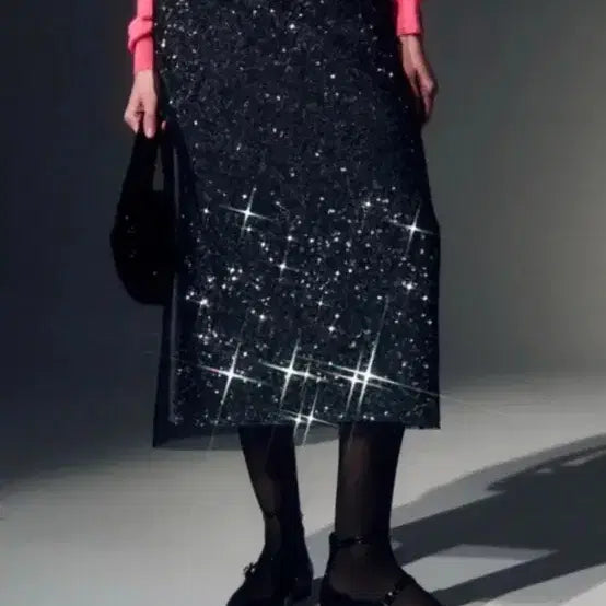 [BUNJANG] Mardi Mercredi Sequined Skirt Free Size / 마르디메크르디스팽클스커트free(새상품)
