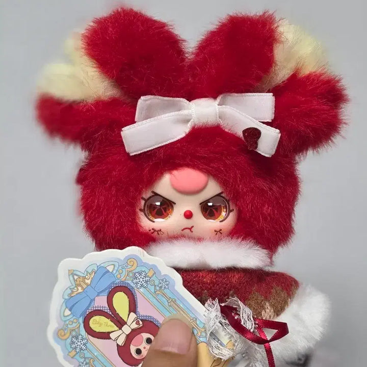 [BUNJANG] Baby Three Winter Series Red Rabbit Plush Toy / 베이비쓰리 윈터시리즈