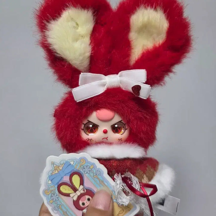 [BUNJANG] Baby Three Winter Series Red Rabbit Plush Toy / 베이비쓰리 윈터시리즈