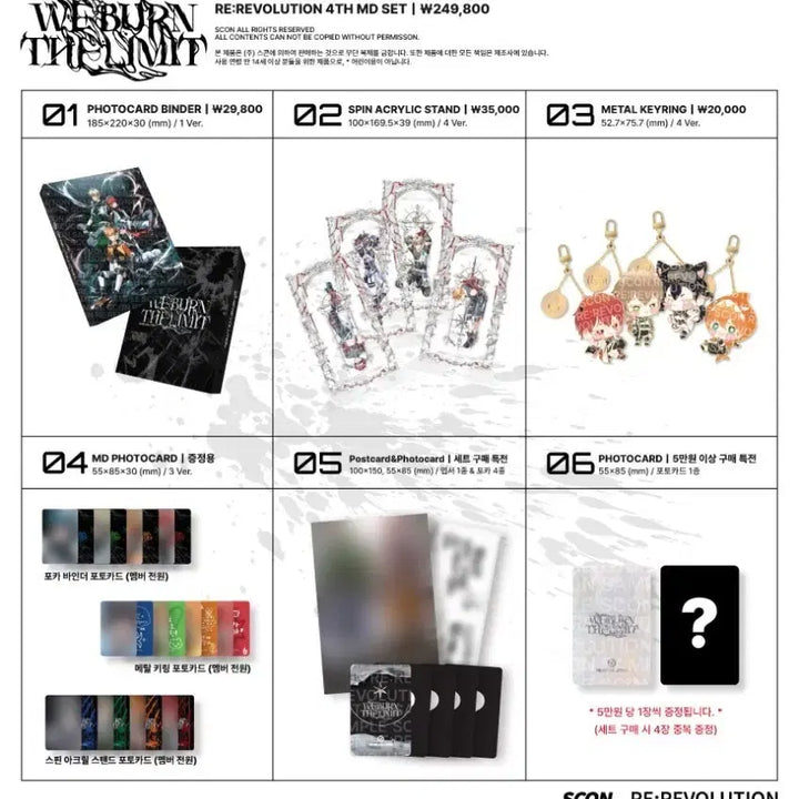 [BUNJANG] REVOLUTION 4th Anniversary Goods Bundle Set / 리레볼루션 4주년 굿즈