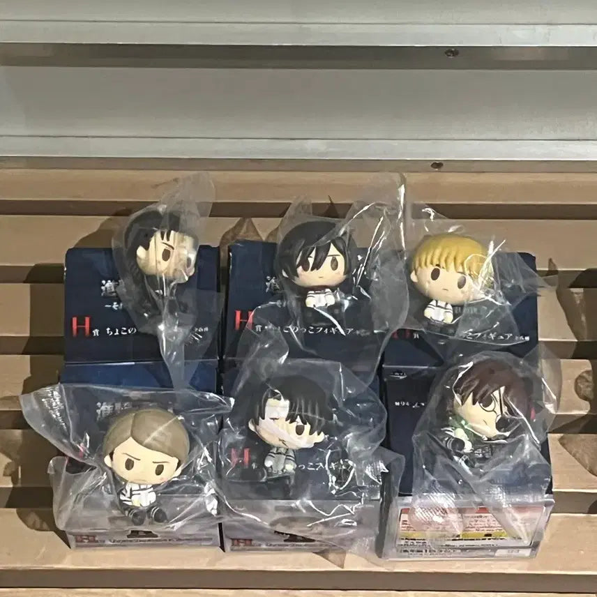 [BUNJANG] Attack on Titan Chokonokko Full Set Ichiban Kuji Figure / 택포 7) 진격의거인 제일복권 초코노코 풀셋