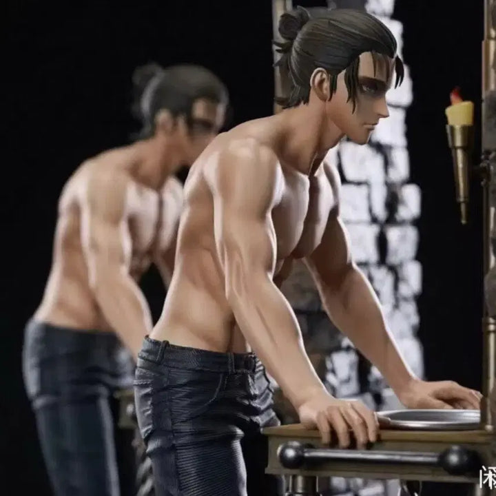 [BUNJANG] Damocles Coordinate Eren Yeager Attack on Titan Resin Statue / 새제품) damocles coordinate 에렌 예거 레진 진격의거인