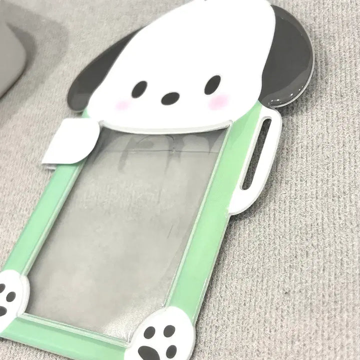[BUNJANG] Sanrio Pochacco Photocard Holder Keychain / 산리오 포챠코 포카 홀더 키링