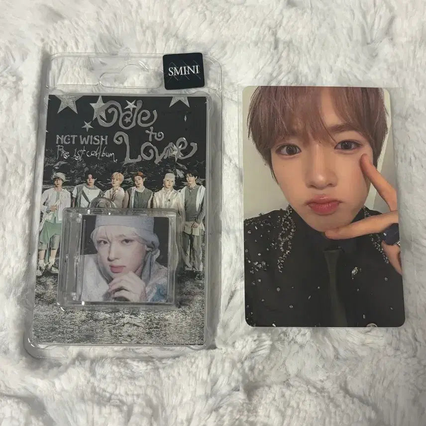 [BUNJANG] NCT WISH OtoL Musinsa Lucky Draw Sakuya Photocard + Sakuya Suminni / 엔시티위시 오드투러브 무신사 럭드 사쿠야 포카 + 사쿠야 스미니