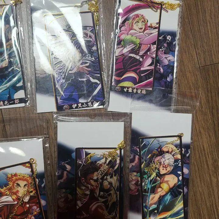 [BUNJANG] Demon Slayer Character Bookmark Set (8 Types) / 귀멸의 칼날 캐릭터 책갈피 세트  8종