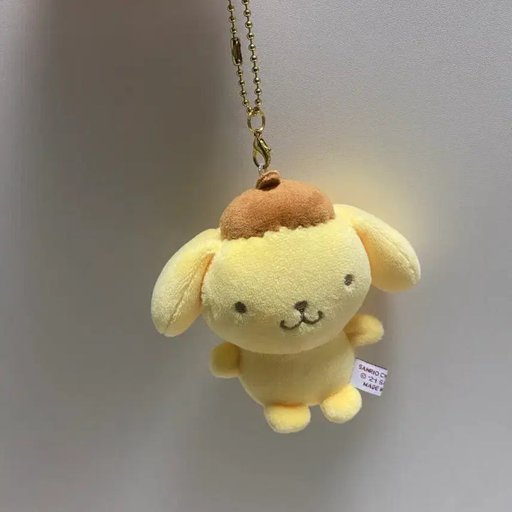 [BUNJANG] Sanrio Pompompurin Nikokuri Mascot Keychain (No Muffin) / 산리오 폼폼푸린 니코누이 마스코트 키링 (머핀X)