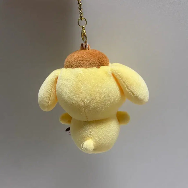 [BUNJANG] Sanrio Pompompurin Nikokuri Mascot Keychain (No Muffin) / 산리오 폼폼푸린 니코누이 마스코트 키링 (머핀X)