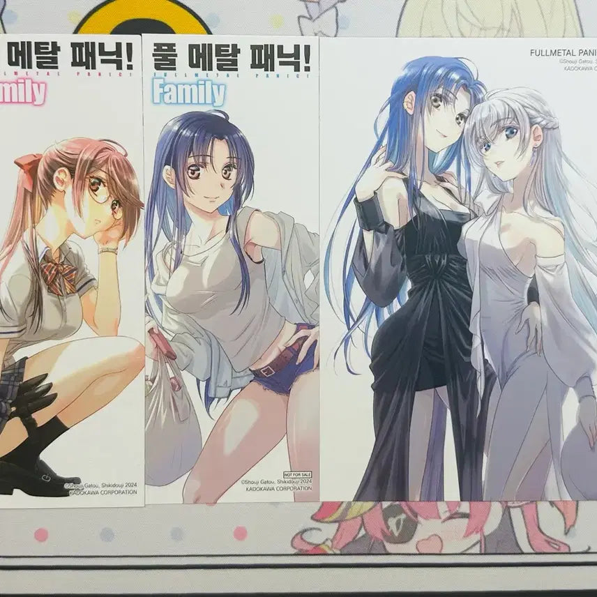[BUNJANG] Full Metal Panic Family Illustration Photocard Bundle Set / 풀메탈패닉 Family 일러스트 포토카드 일괄세트