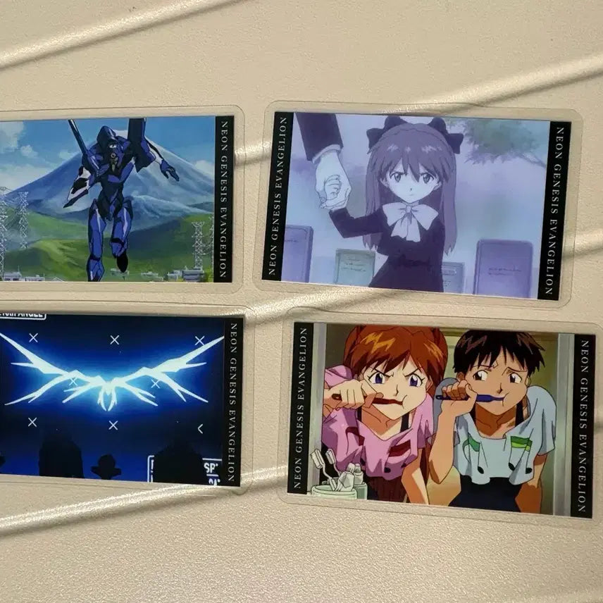 [BUNJANG] Evangelion Asuka Shinji Laminate Card Photocard Set / 에반게리온 라미네이트 카드 포토카드 아스카 신지
