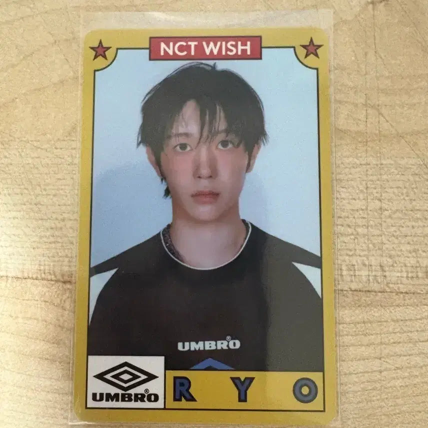 [BUNJANG] Umbro x NCT WISH Riyong Photocard / 엄브로x nct wish 료 포카