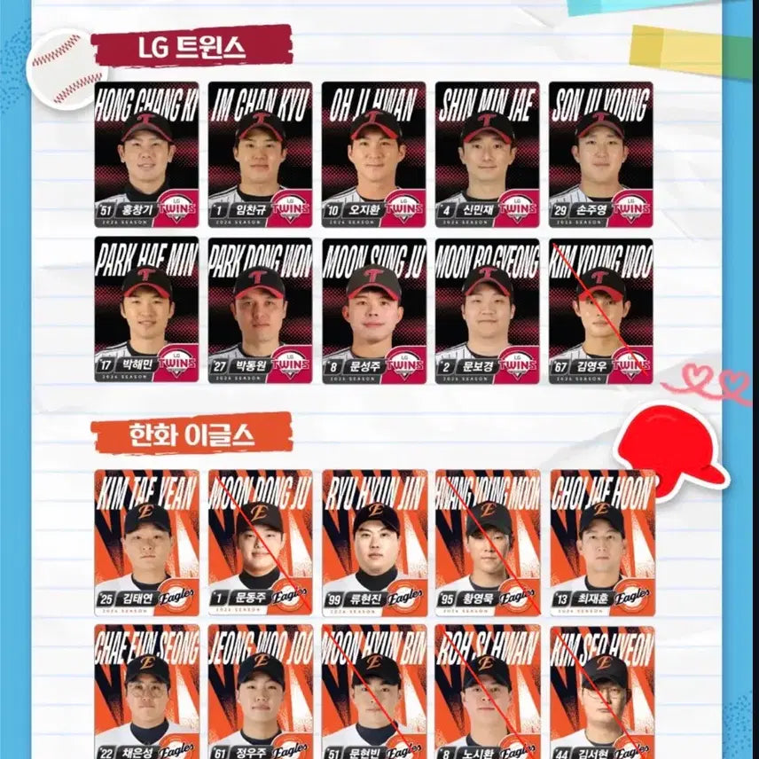 [BUNJANG] Lotte Wellfood KBO Character Goods / 롯데 웰푸드 KBO 띠부씰 키링 뱃지 짐색 교환 판매합니다