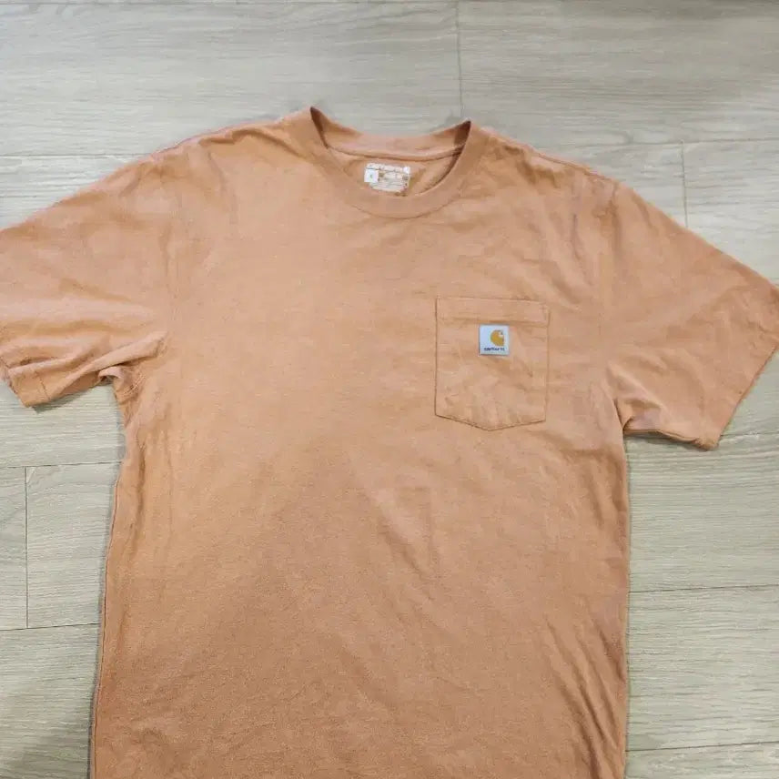 [BUNJANG] Carhartt Pocket T-Shirt Orange-Brown M / 칼하트 포켓 반팔티 오렌지브라운 M