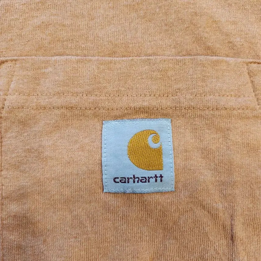 [BUNJANG] Carhartt Pocket T-Shirt Orange-Brown M / 칼하트 포켓 반팔티 오렌지브라운 M
