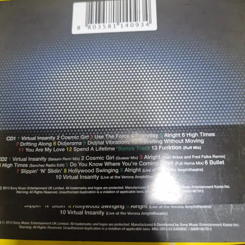 [BUNJANG] Jamiroquai Travelling Without Moving 2CD Collector&